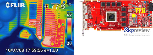 Radeon HD 4870 снятый на ТФК тест 2а