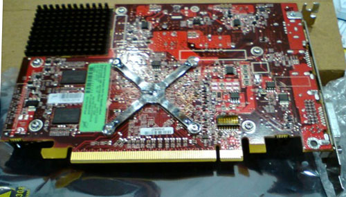 Radeon HD 44xx тыльная сторона Radeon HD 44xx тыльная сторона