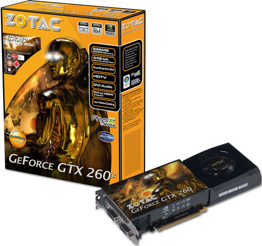 ZOTAC GeForce GTX 260 2 game bundle