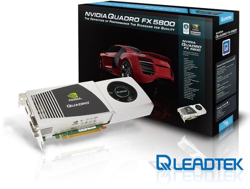 Профессиональные видеокарты NVIDIA Quadro FX 5800 от Leadtek поступили ...