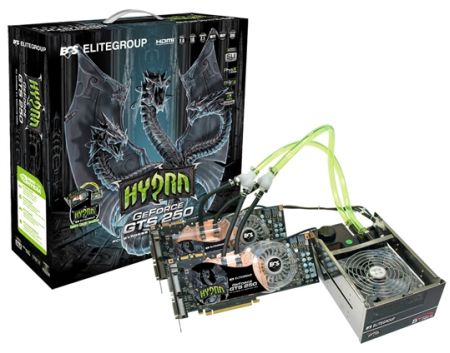 Видеокарта ECS GeForce GTS 250 Hydra SLI