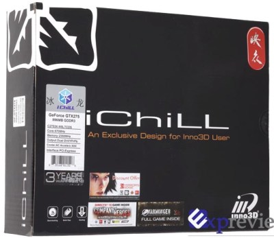 iChill GeForce GTX 275 box iChill GeForce GTX 275 box