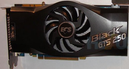 Видеокарта ECS Black GTS 250 1GB Видеокарта ECS Black GTS 250 1GB
