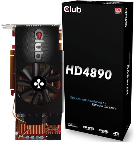 Club3D Radeon HD 4890 Club3D Radeon HD 4890