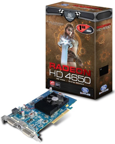 Видеокарта Sapphire HD4650 AGP