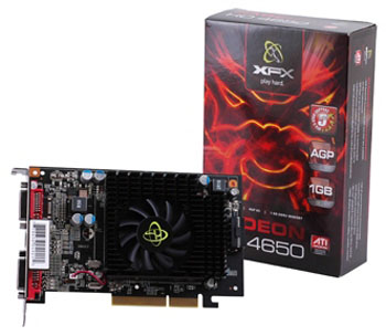 Видеокарта XFX Radeon HD 4650 AGP Видеокарта XFX Radeon HD 4650 AGP
