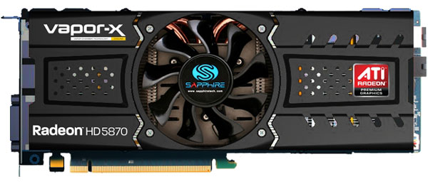 видеокарта Sapphire HD 5870 Vapor-X эскиз
