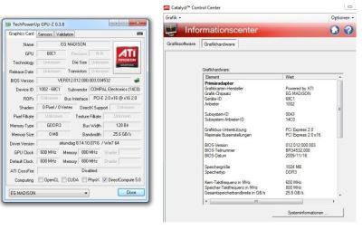 Radeon HD 5650 скриншот в утилите GPU-Z