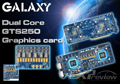 видеокарта Galaxy Dual-Core GTS 250 видеокарта Galaxy Dual-Core GTS 250
