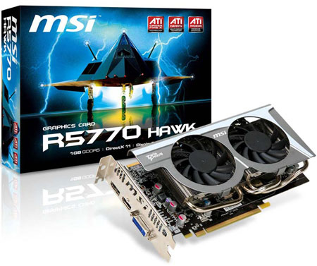 Видеокарта MSI R5770 HAWX Видеокарта MSI R5770 HAWX