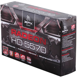 видеокарта XFX Radeon HD 5570 видеокарта XFX Radeon HD 5570