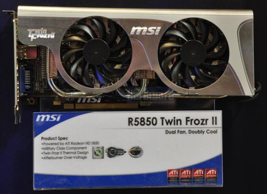 Видеокарта MSI R5850 Twin Frozr II Видеокарта MSI R5850 Twin Frozr II