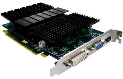 видеокарта PNY GeForce GT 220 Silent Edition
