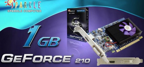 Видеокарта Sparkle GeForce 210 128 бит Видеокарта Sparkle GeForce 210 128 бит