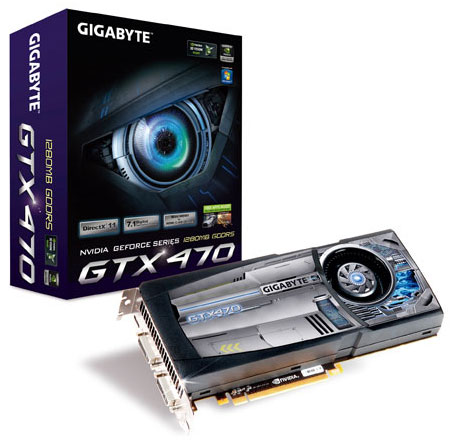 видеокарта Gigabyte GeForce GTX 470 видеокарта Gigabyte GeForce GTX 470