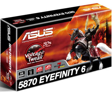 видеокарта ASUS Radeon HD 5870 Eyefinity 6 Edition видеокарта ASUS Radeon HD 5870 Eyefinity 6 Edition