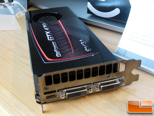 Видеокарта EVGA GeForce GTX 470 SuperClocked+ w/ High Flow Bracket and Backplate