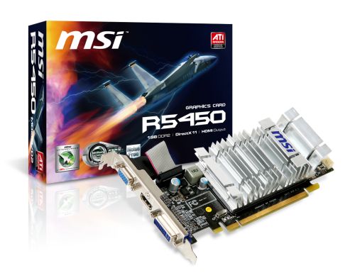 MSI Radeon HD 5450 new