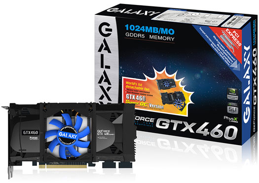 Видеокарта Galaxy GeForce GTX 460 Super OC Edition 1GB Видеокарта Galaxy GeForce GTX 460 Super OC Edition 1GB