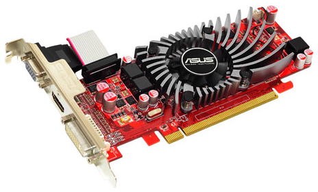 Видеокарта ASUS EAH5550/G/DI/1GD3(LP) Видеокарта ASUS EAH5550/G/DI/1GD3(LP)