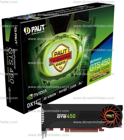 видеокарта Palit GeForce GTS 450 LP видеокарта Palit GeForce GTS 450 LP
