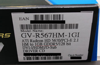 видеокарта Gigabyte GV-R567HM-1GI видеокарта Gigabyte GV-R567HM-1GI