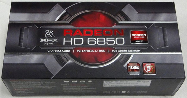 видеокарта XFX Radeon HD 6850 видеокарта XFX Radeon HD 6850