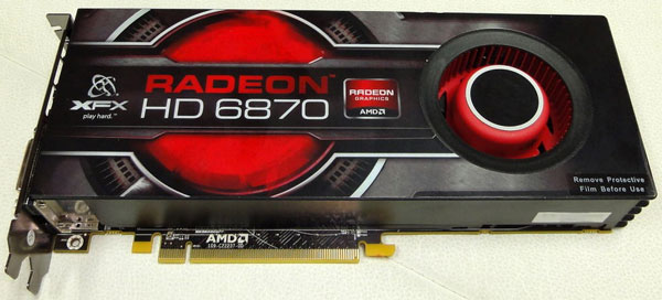 видеокарта XFX Radeon HD 6870 видеокарта XFX Radeon HD 6870