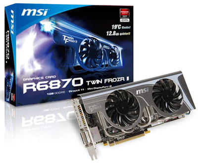 видеокарта MSI Radeon HD 6870 Twin Frozr II