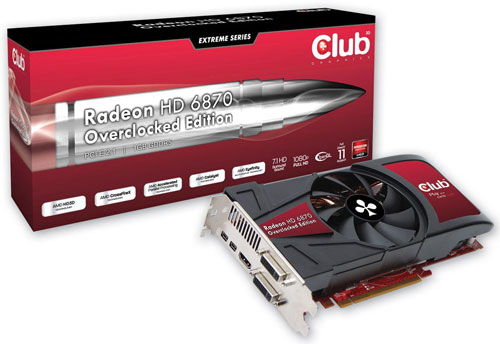 видеокарта Club 3D Radeon HD 6870 Overclocked Edition
