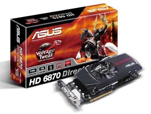 Видеокарта Asus Radeon HD 6870 DirectCU Видеокарта Asus Radeon HD 6870 DirectCU