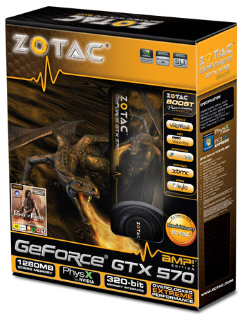 Видеокарта Zotac GeForce GTX 570 AMP! Edition Видеокарта Zotac GeForce GTX 570 AMP! Edition