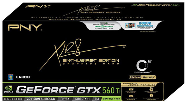 Видеокарта PNY GeForce GTX 560 Ti OC2