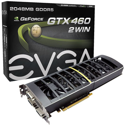 Видеокарта EVGA GeForce GTX 460 2Win Видеокарта EVGA GeForce GTX 460 2Win