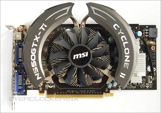 Видеокарта MSI GeForce GTX 550 Ti Cyclone II