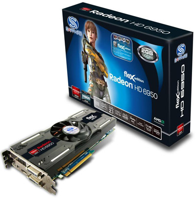 Видеокарта Sapphire Radeon HD 6950 Flex Edition Видеокарта Sapphire Radeon HD 6950 Flex Edition