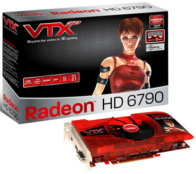 Видеокарта VTX3D Radeon HD 6790 Видеокарта VTX3D Radeon HD 6790