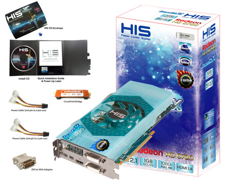 Видеокарта HIS Radeon HD 6790 IceQ X Turbo