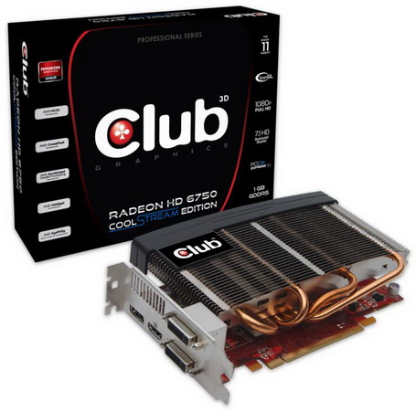 Club 3D Radeon HD 6750 CoolStream Edition