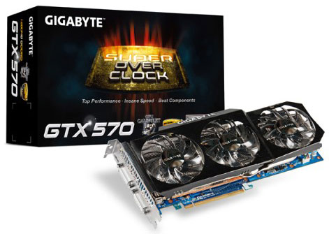 Видеокарта Gigabyte GeForce GTX 570 Super Overclock