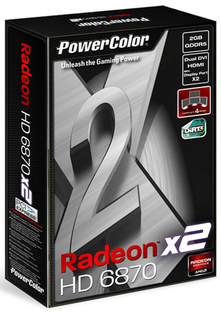 Видеокарта PowerColor Radeon HD 6870 X2