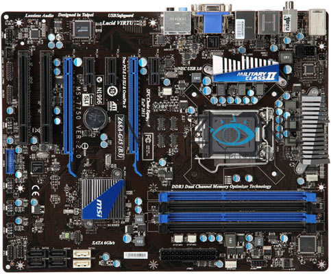 Материнская плата MSI Z68A-G45 (B3) Материнская плата MSI Z68A-G45 (B3)