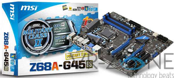 Материнская плата MSI Z68A-G45 (B3) Материнская плата MSI Z68A-G45 (B3)