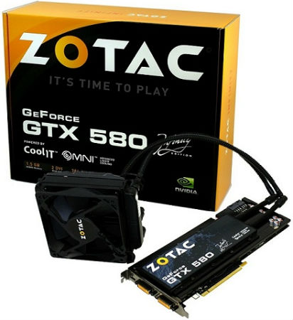 Видеокарта Zotac GeForce GTX 580 Infinity Edition