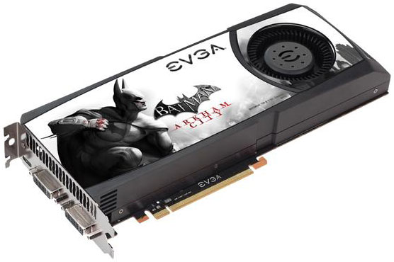 Видеокарта EVGA GeForce GTX 580 Superclocked Batman Arkham City Edition Видеокарта EVGA GeForce GTX 580 Superclocked Batman Arkham City Edition