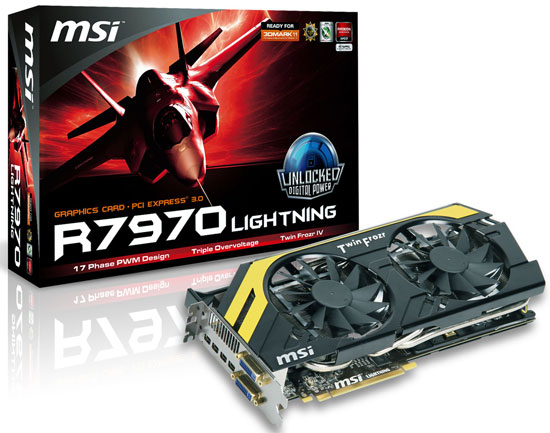 видеокарта MSI R7970 Lightning