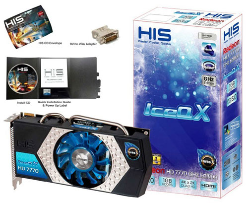 Видеокарта HIS Radeon HD 7770 IceQ X