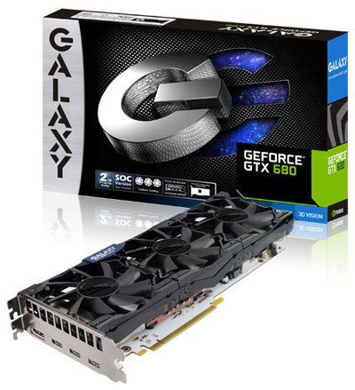Видеокарта Galaxy GeForce GTX 680 SOC Видеокарта Galaxy GeForce GTX 680 SOC