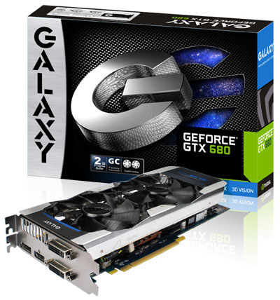 Видеокарта Galaxy GeForce GTX 680 GC Видеокарта Galaxy GeForce GTX 680 GC