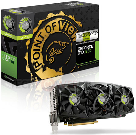 Видеокарта Point of View GeForce GTX 680 EXO